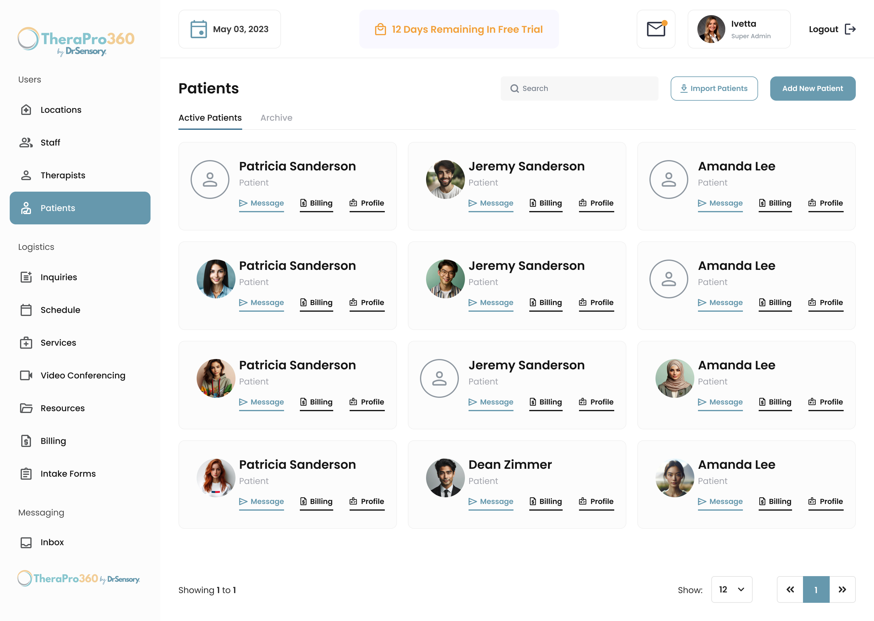 Patients Active Patients 2