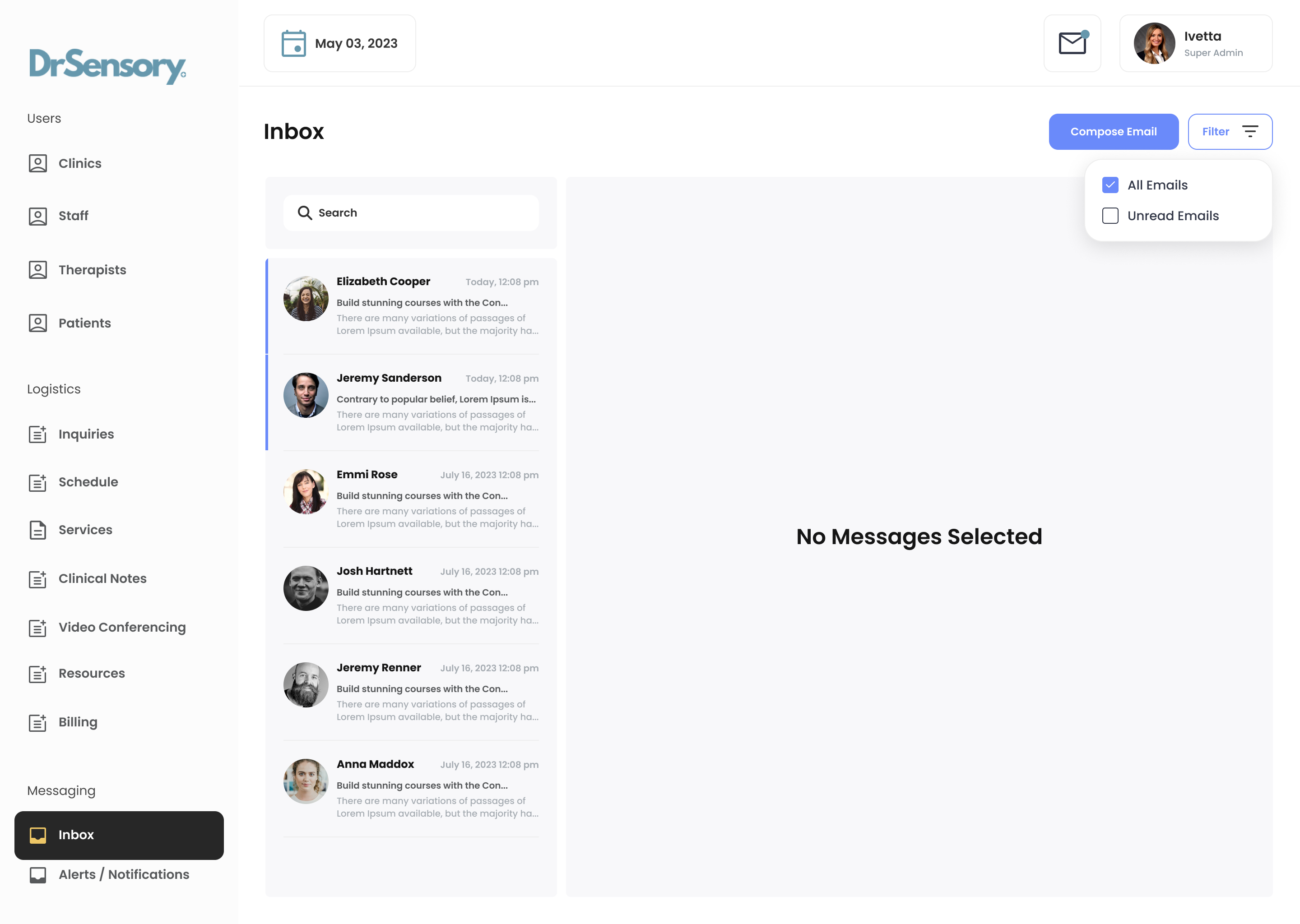 Inbox Filter