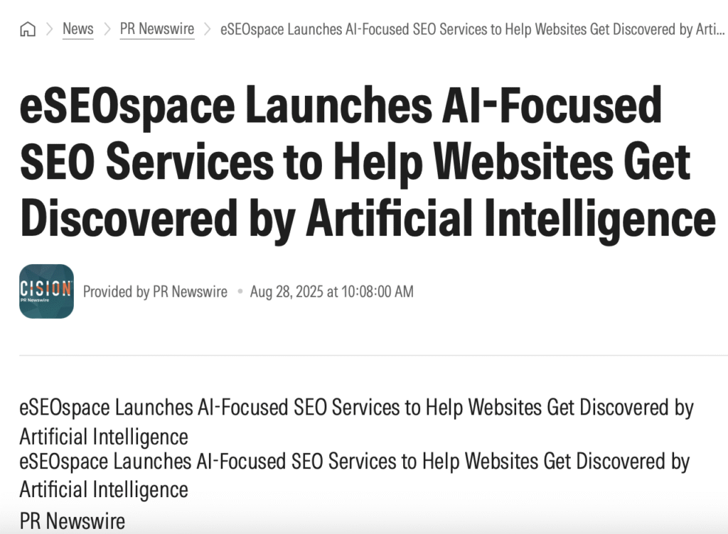 TheraPro360 Recognized for AI SEO Success in Morningstar PR Newswire